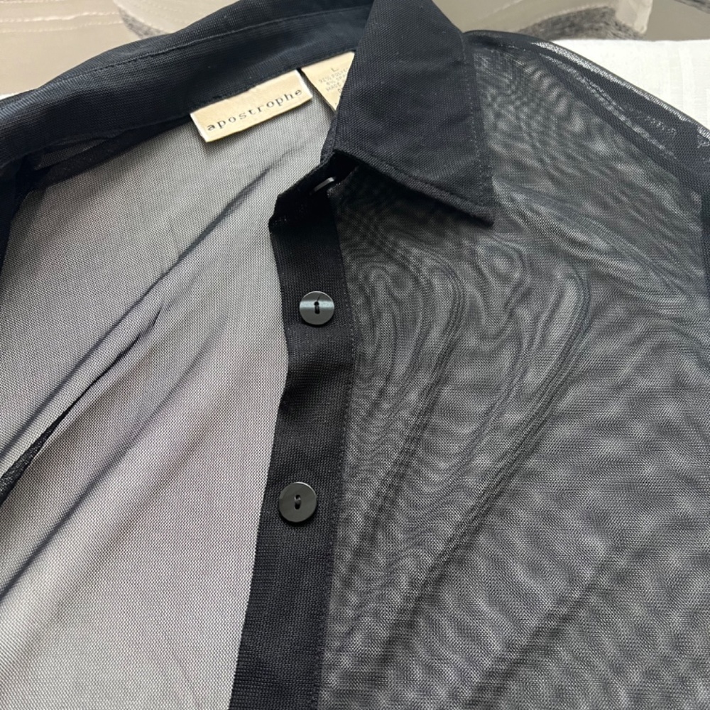 Apostrophe, Size L, Black transparent - Picture 6 of 8